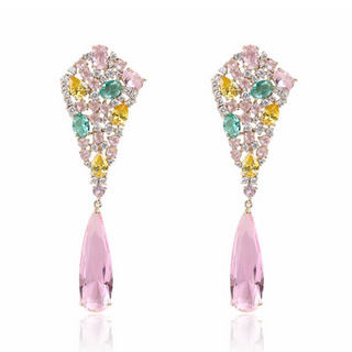 Blush Dangler Earrings