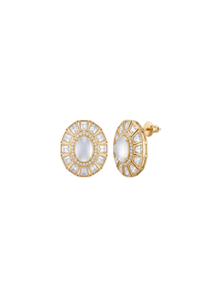Navya Polki Stud Earrings