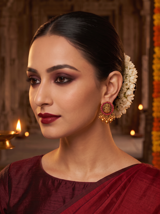 Lakshmi Ruby Studs