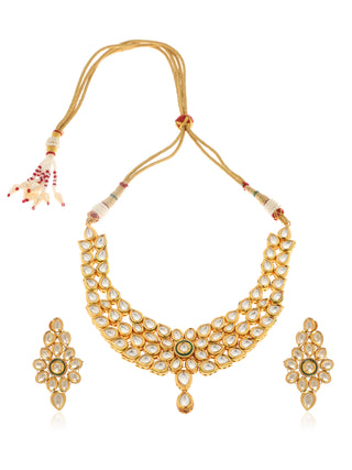 Fariba Kundan Necklace Set
