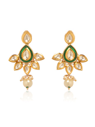 Kundan Dangler Earrings