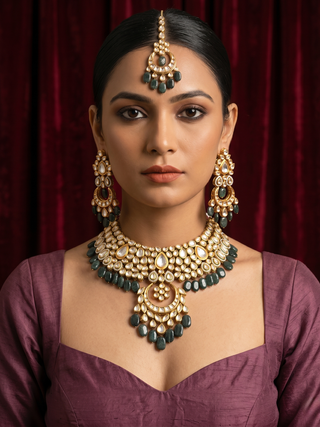 Zariya Kundan Set