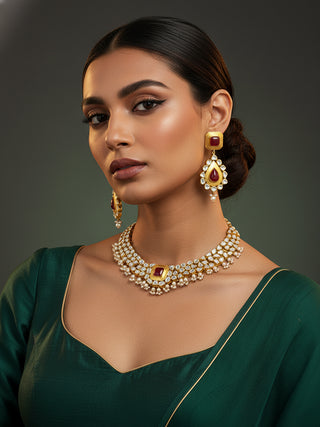 Shahi Noor Kundan Necklace Set