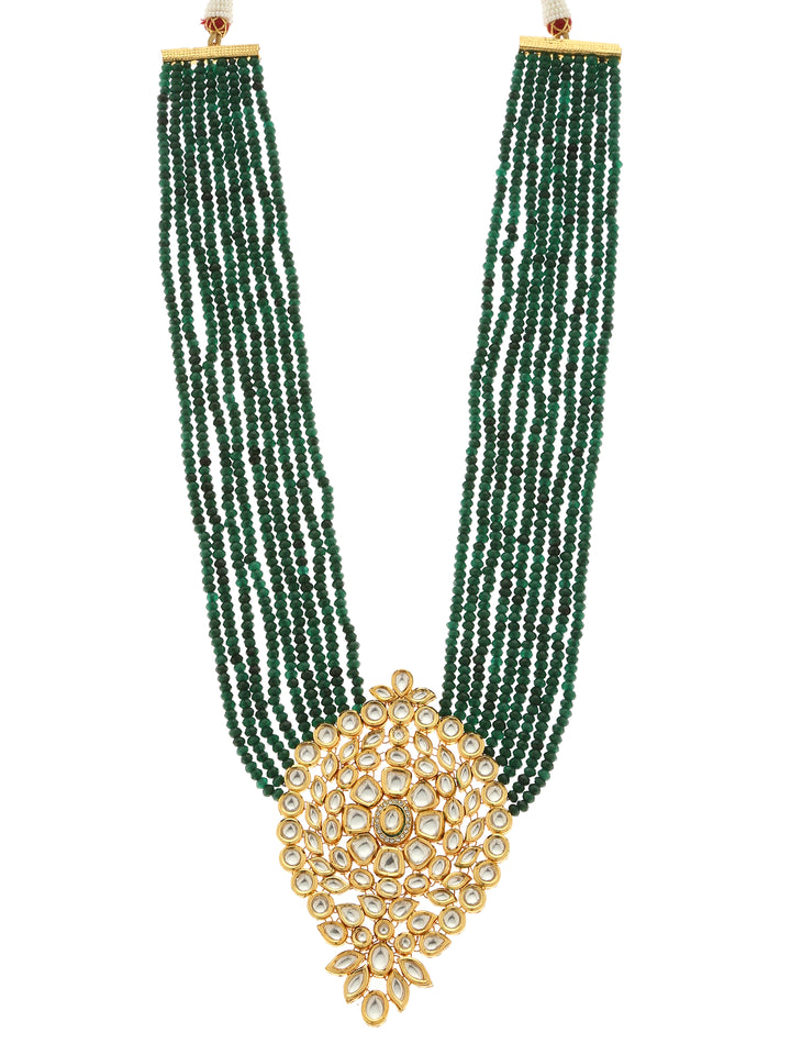 Minaki Kundan Long Necklace Set