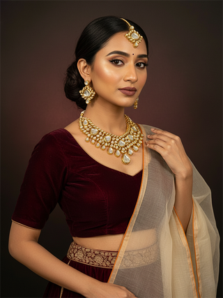 Zeenat-e-Noor Kundan Set