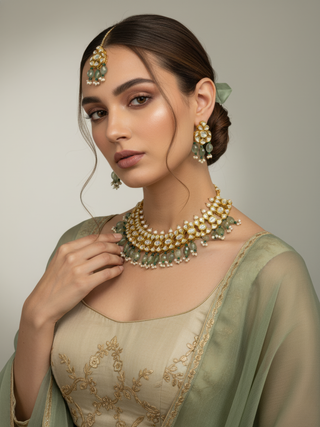 Ruh-e-Gul Collar Set