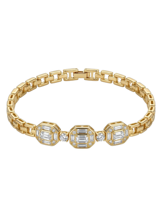 Lustre Link Emerald Cut Bracelet