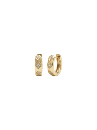Aurora Huggie Hoops