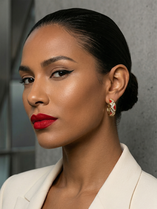 Crystelle Hoop Earrings