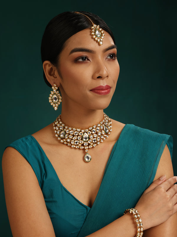 Mariam Kundan Choker Necklace Set