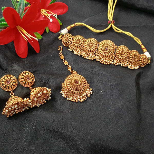 Aaravi Temple Choker Set