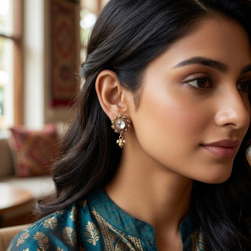 Aarini Heritage Earrings - Minaki
