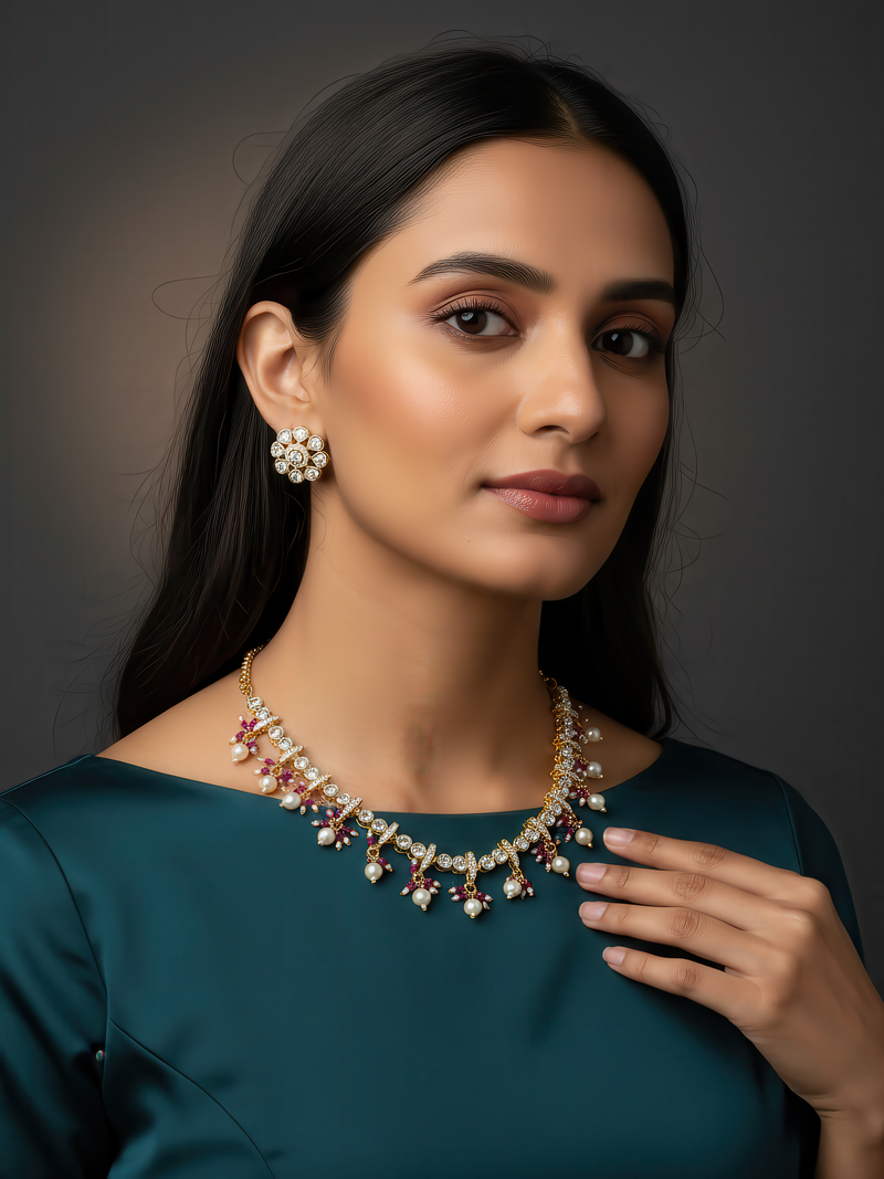 Anvitha Jewellery Set - Minaki