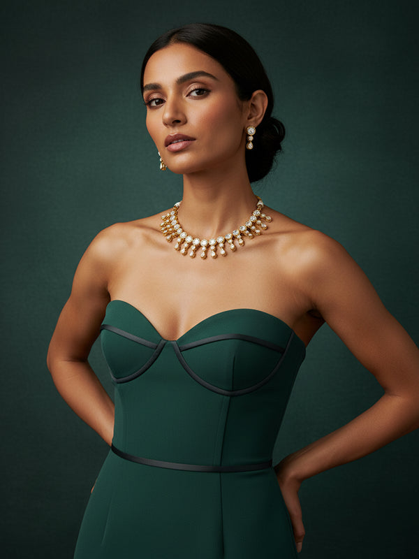 Aura Kundan Set - Minaki