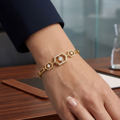 Aurelia Tennis Bracelet - Minaki