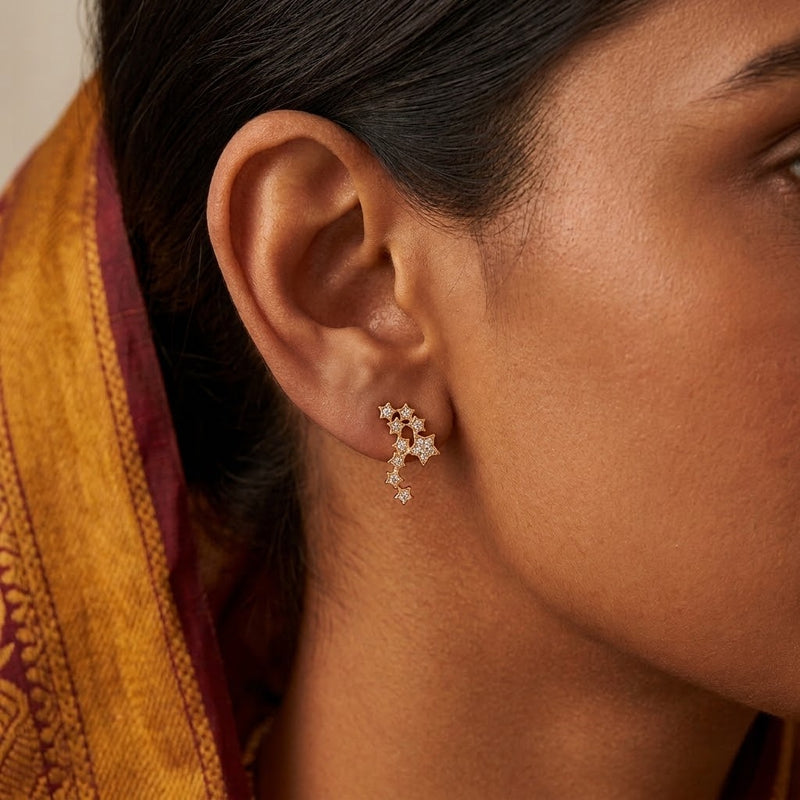 Auretta Stud Earrings - Minaki