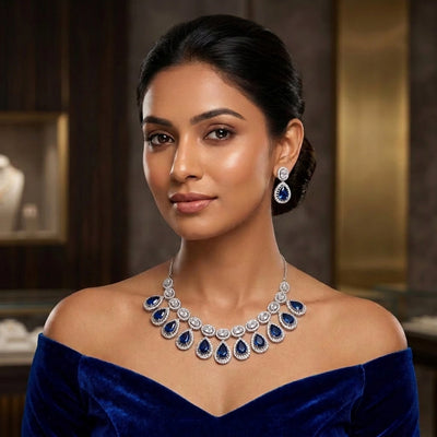Azure Necklace Set - Minaki