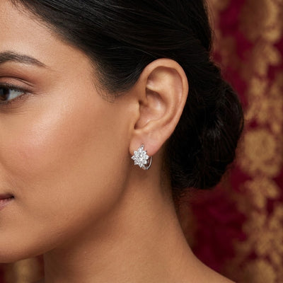 Blossom Hoop Earrings - Minaki