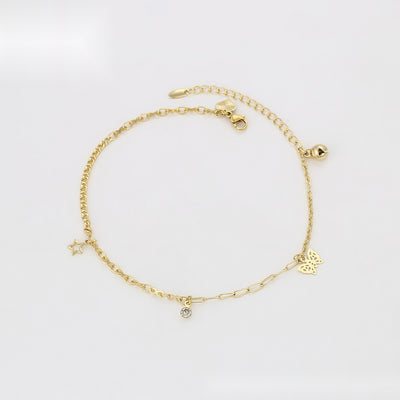 Butterfly Star Anklet - Minaki