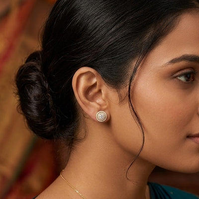 Celeste Halo Studs - Minaki