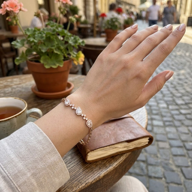 Celeste Tennis Bracelet - Minaki