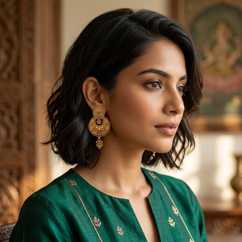 Chand Sona Earrings - Minaki