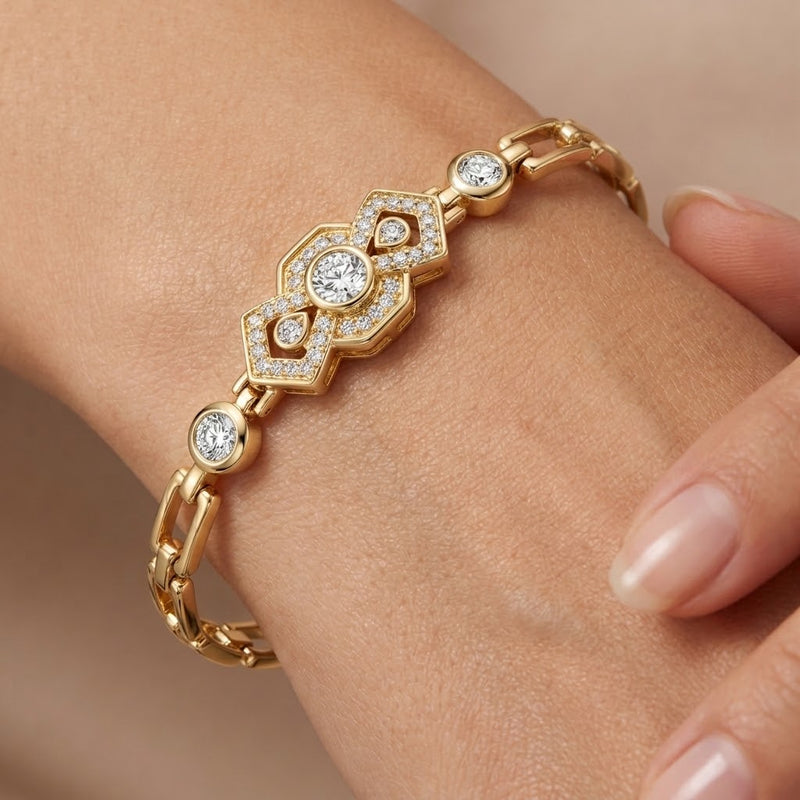 Clarina Tennis Bracelet - Minaki