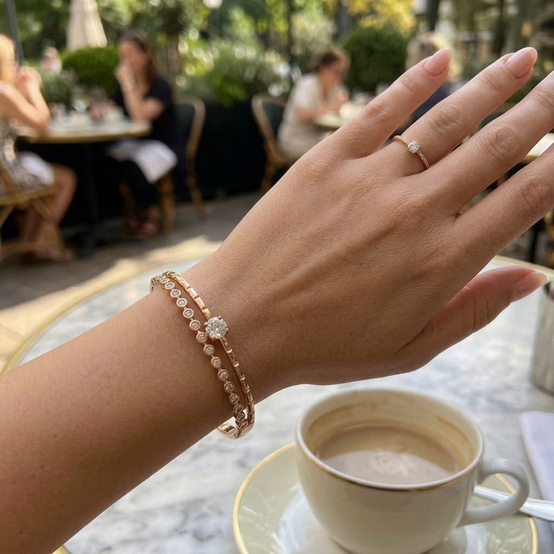 Delisha Bangle Bracelet - Minaki
