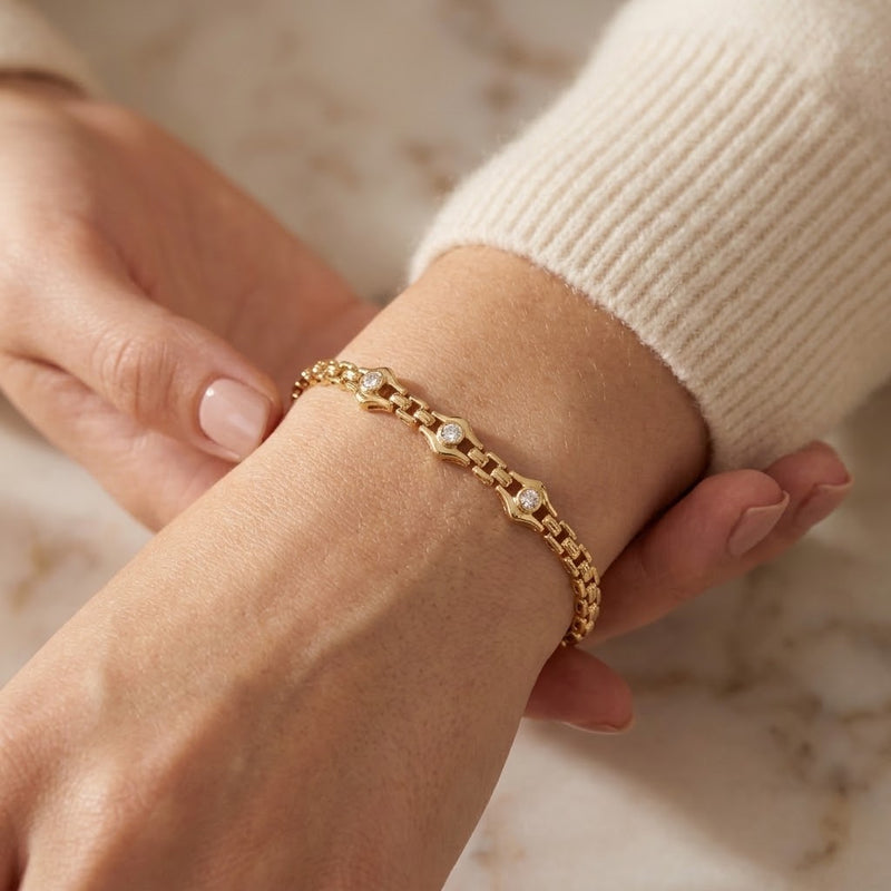 Elysia Tennis Bracelet - Minaki