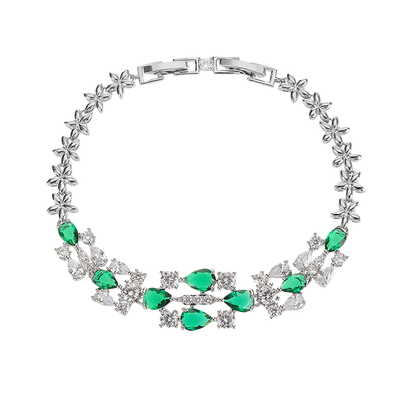 Emerald Blossom Bracelet - Minaki
