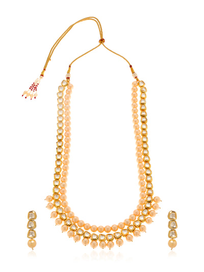 Emma Kundan Layered Necklace Set - Minaki