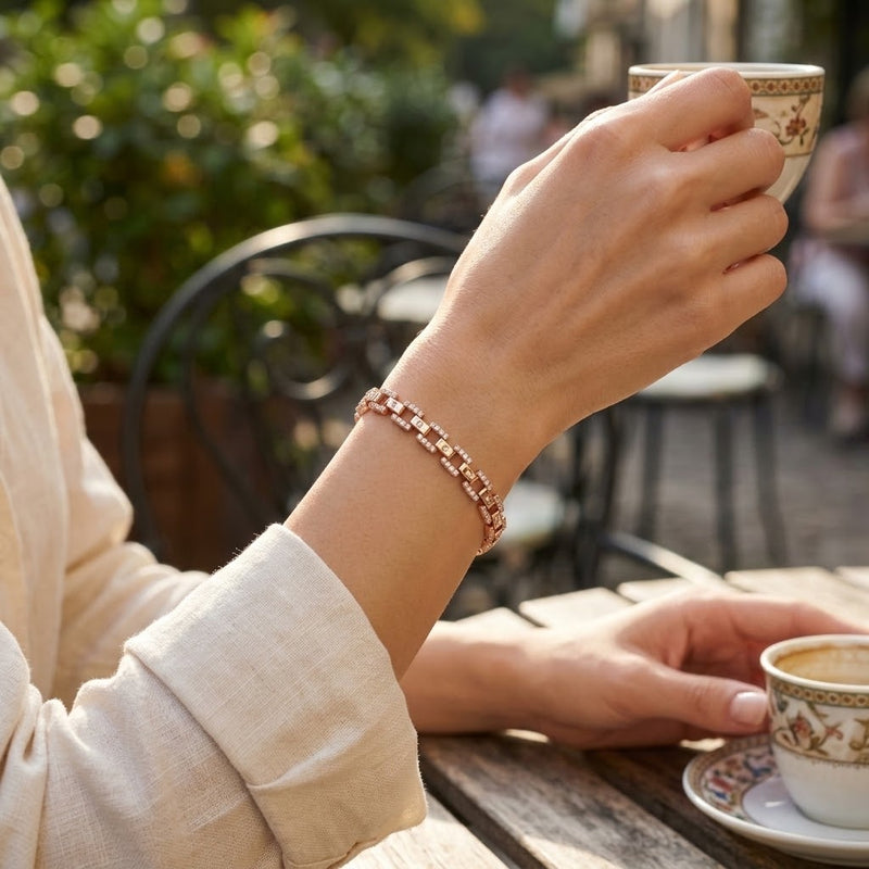 Everlight Link Tennis Bracelet - Minaki