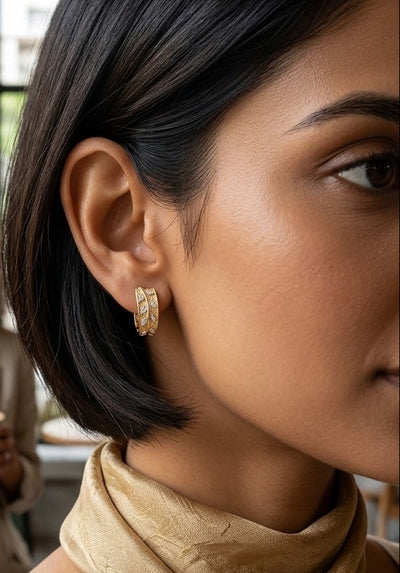 FiorOro Hoop Earrings - Minaki