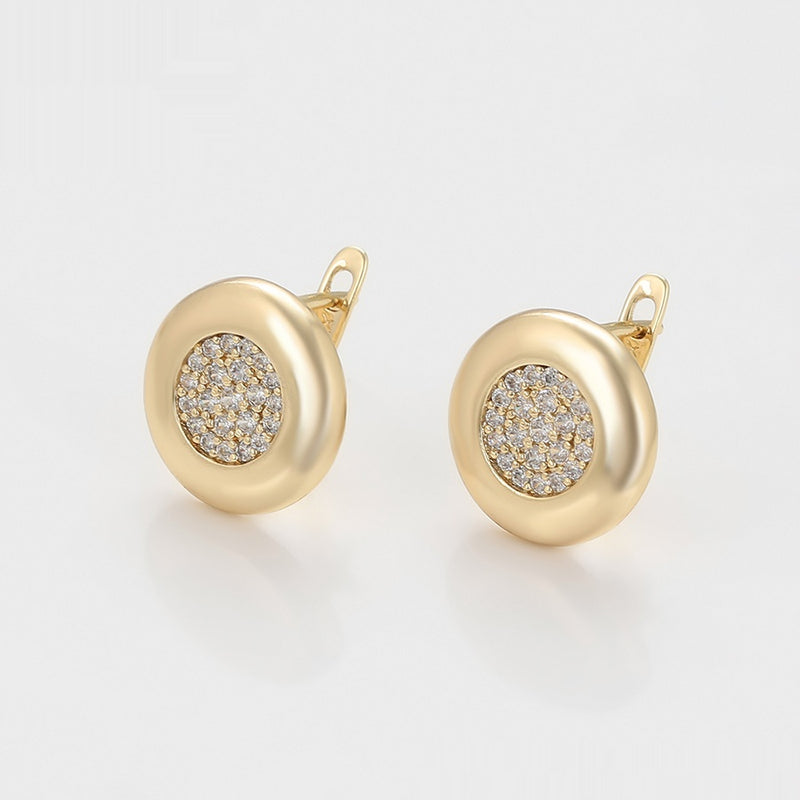 Folian Disc Earrings - Minaki