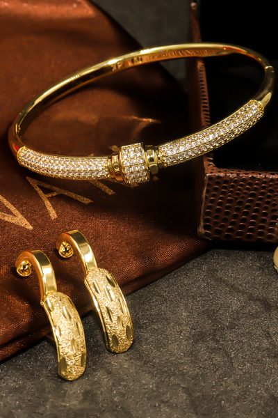 Minaki Gilded Glam Combo Jewelry Set - Minaki