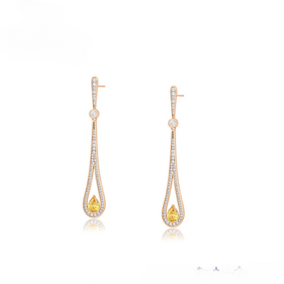 Golden Pathway Earrings - Minaki
