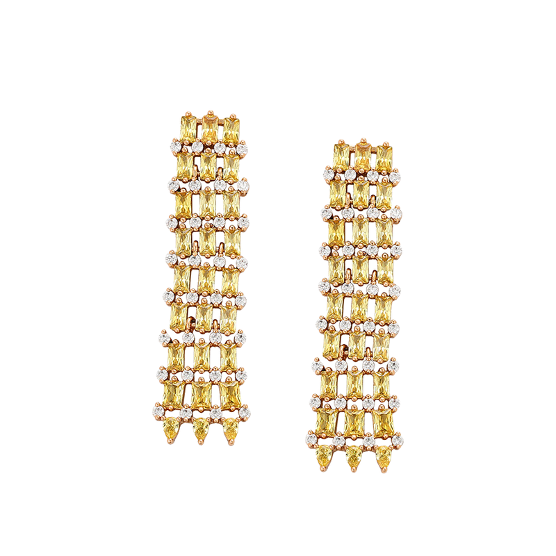 Golden Stalk Earrings - Minaki