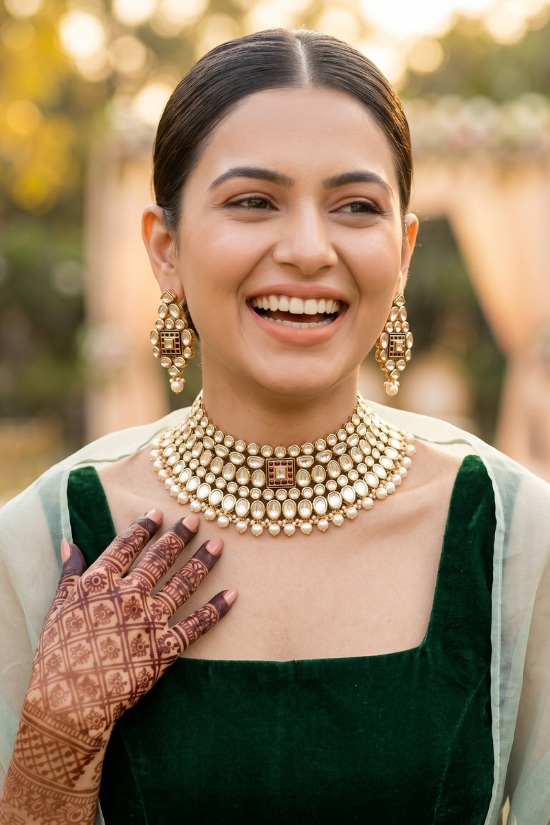 Gulnaar Choker Set - Minaki