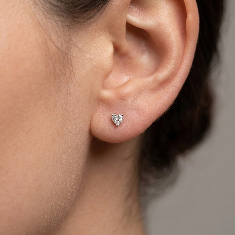 Heart Studs - Minaki