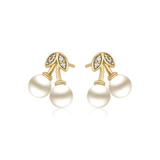 Sweet Cherry Sparkle Studs