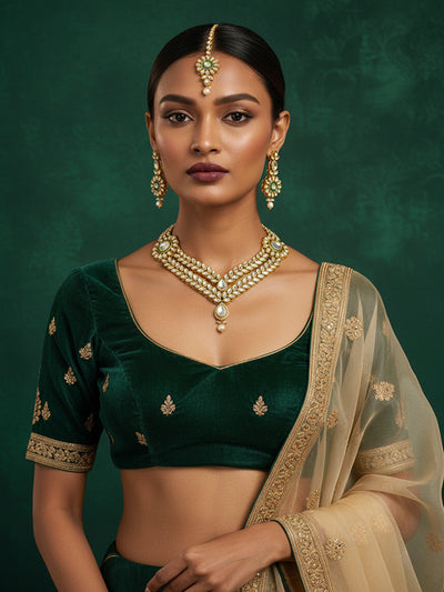 Ishq-e-Noor Kundan Set - Minaki