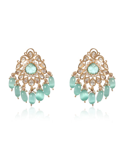 Ishqiya Kundan Earrings - Minaki