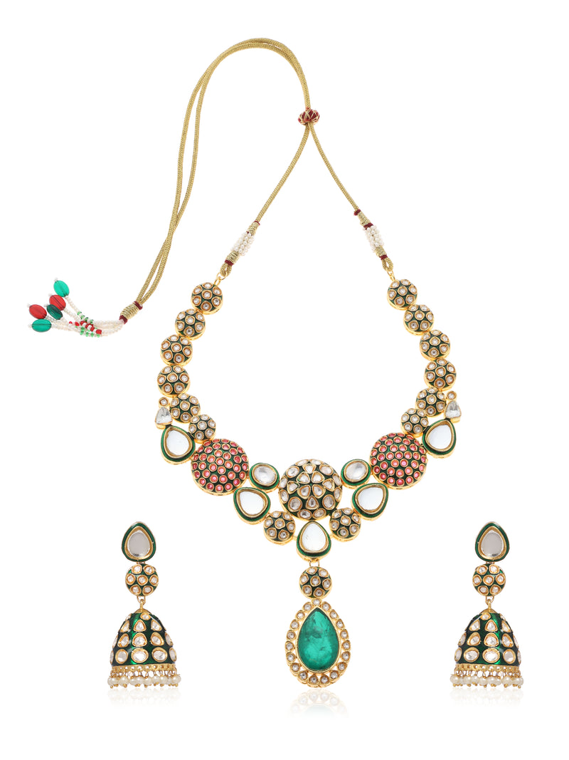 Kamadhenu Kundan Set - Minaki