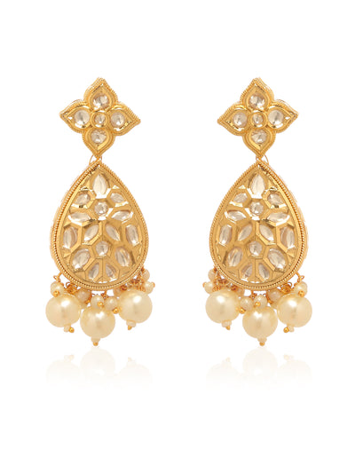 Kashni earrings and maang teeka set - Minaki