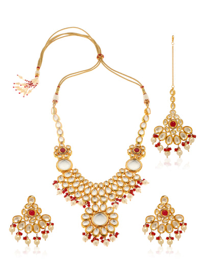 Ketki Kundan Necklace Set - Minaki