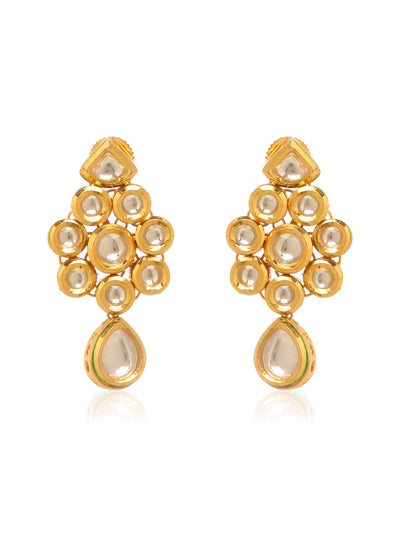 Kundan Dangler Earrings - Minaki