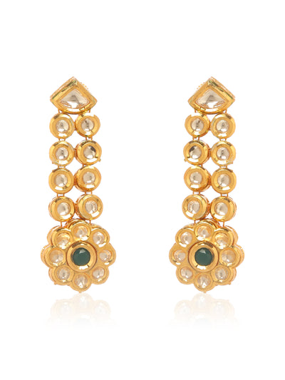 Kundan Dangler Earrings - Minaki