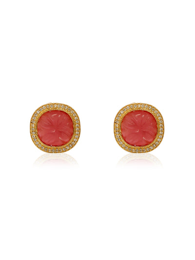 Kundan Stud Earrings - Minaki