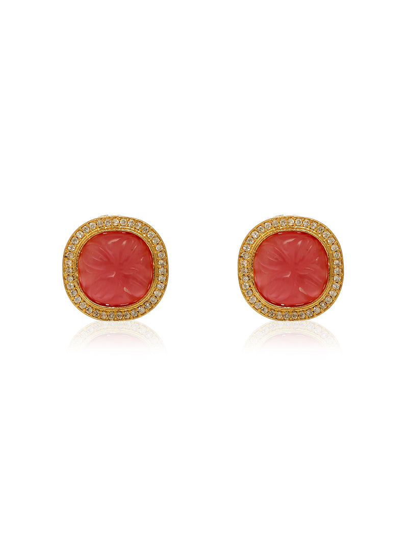 Kundan Stud Earrings - Minaki