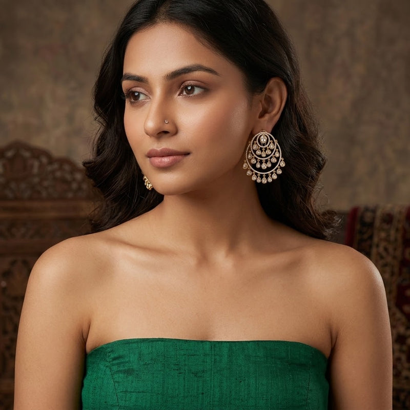 Layered Chandbali - Minaki